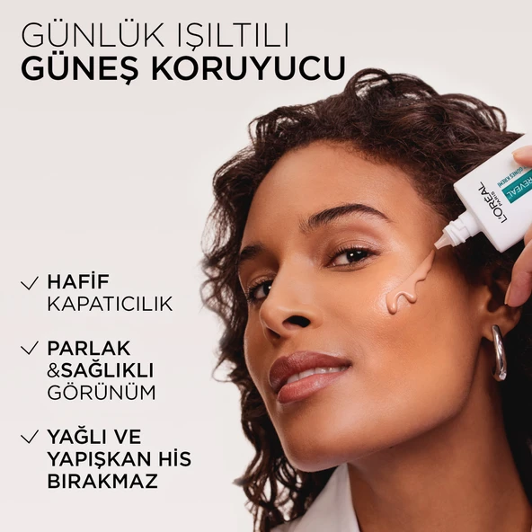 L'Oréal Paris Bright Reveal Spf 50+ Koyu Leke Karşıtı Renkli Fluid Günlük Yüz Güneş Kremi 50 ml - Medium - 2