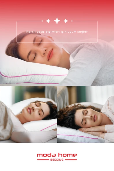 Moda Home Bedding 2 Adet Frio Yastık Çift Biyeli - 4