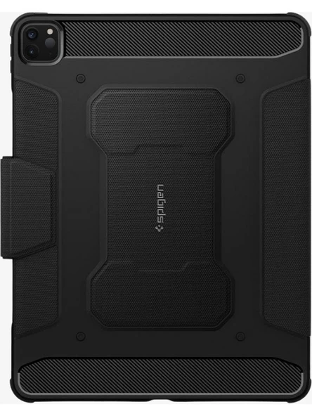 Spigen iPad Pro 12.9" (2022 / 2021) Kılıf Rugged Armor Pro Black - ACS02889 - 6