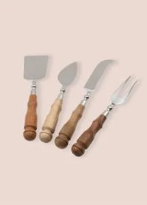 THE MİA WOODY PEYNİR SERVİS TAKIMI 4 PARÇA