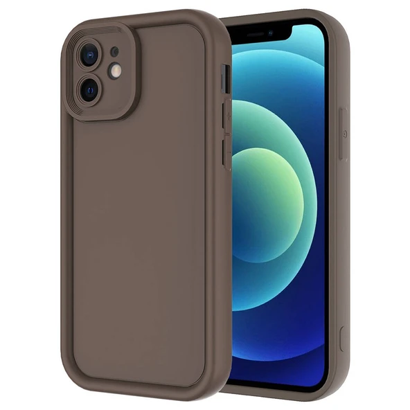 Apple iPhone 11 Kılıf Kamera Korumalı Kalın Kenarlı Viera Silikon Case