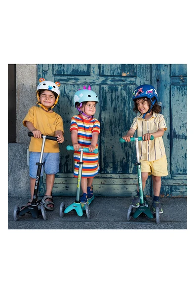 Micro Mini Deluxe 3 Tekerlekli ECO LED Scooter Green  Yeşil 1-5 Yaş - 5