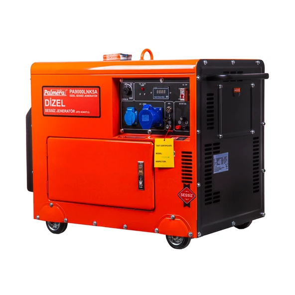 Palmera Pa9000lnk5a Eur5 Dizel Monofaze Marşlı Ats Jeneratör 8.1 Kwa