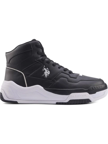U.S.POLO ASSN MILOW HI SİYAH ERKEK BİLEKLİ COMFORT SPOR AYAKKABI