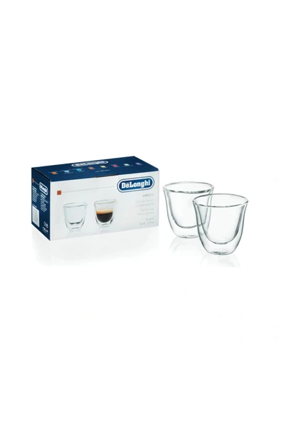 Delonghi DLSC310 - 2'Li Çift Cidarlı Espresso Bardağı