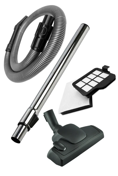 Arzum AR 4060 AR 4061 AR 4088 AR 4092 Uyumlu Süpürge Hortum Boru Başlık ve Hepa Filtre Seti 5'li