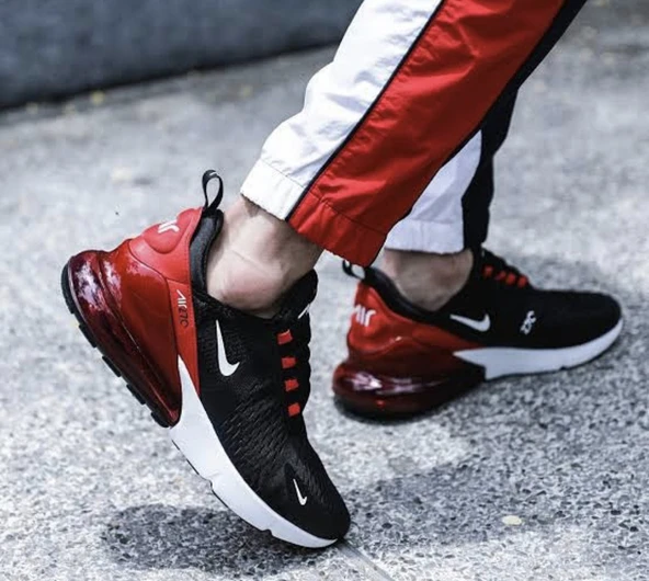 NİKE AİR MAX 270 SİYAH KIRMIZI SNEAKER AYAKKABI - 2