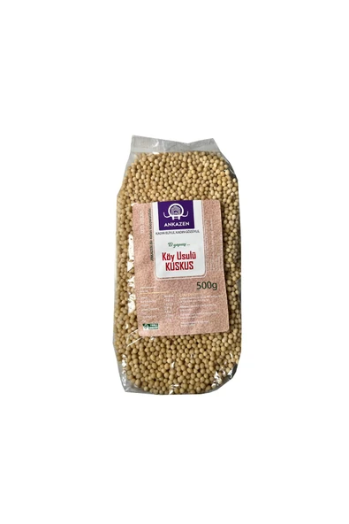 ANKAZEN Köy Usulü Kuskus El Yapımı Katkısız 500 gr - 2