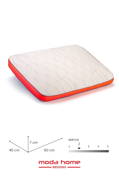 Moda Home Bedding 2 Adet Visco Comfy Çocuk Yastığı PEMBE, Visco yastık, Ortopedik yastık - 6