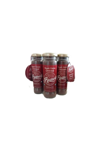 Rumeli Siyah Üzüm Çekirdeği Öğütülmüş Tozu 70 gr - 2