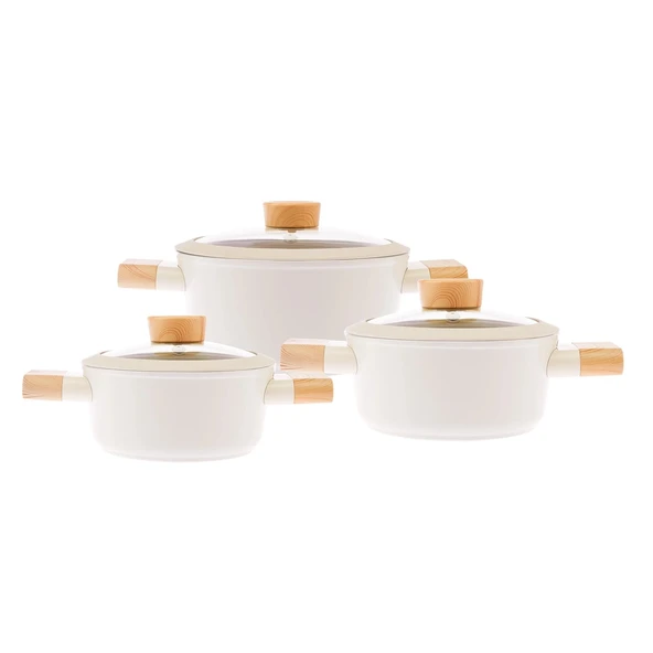 Emsan Swiss Crystal 6 Parça Midi Tencere Seti - 6