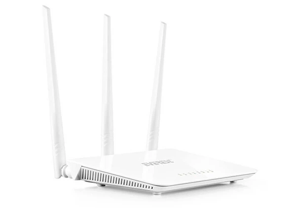 Everest EWR-F303 300Mbps 2.4GHz 3x5dBi Anten 1xWAN 3xLAN Repeater+AP+WISP Destekli Wireless Router ürün görseli
