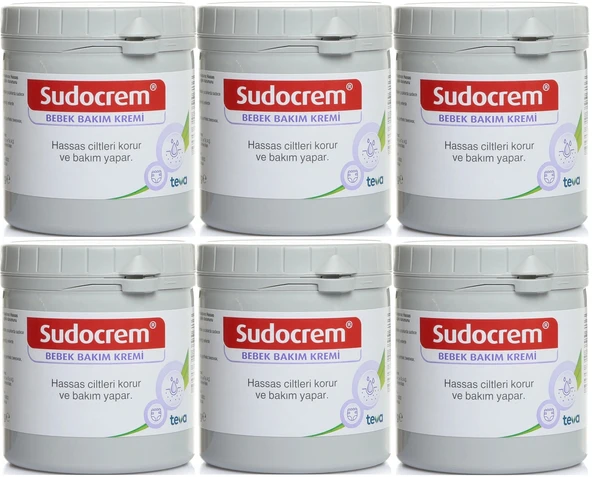 Sudocrem Cilt Bebek Bakım - Pişik Kremi 400GR (6 Lı Set)