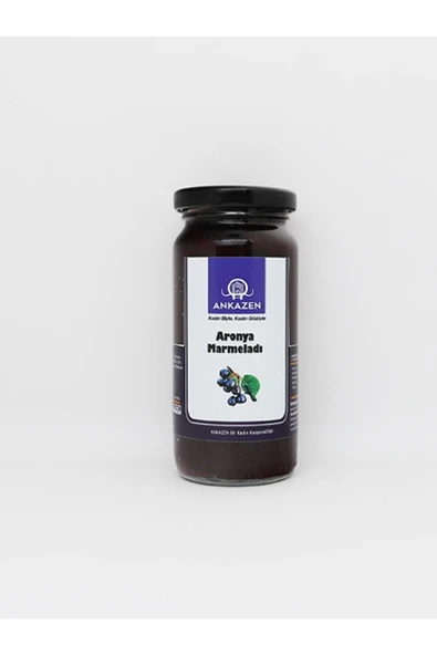 ANKAZEN Aronya Marmelatı Ev Yapımı Doğal Meyveli Şekersiz Katkısız 250 Gr - 2