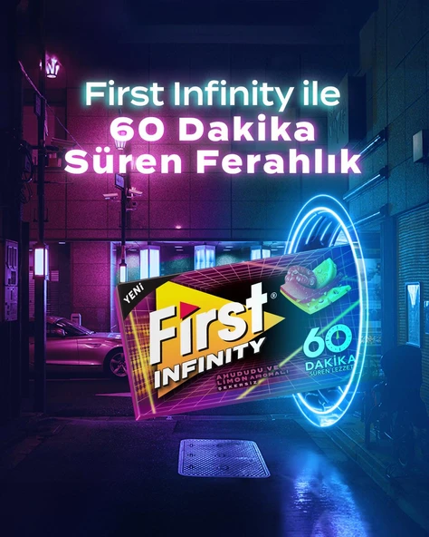 First 60 Dakika Sakız Çeşitleri 27gr - 12 Adet - 8