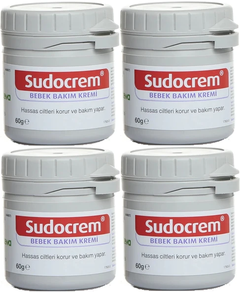 Sudocrem Cilt Bebek Bakım - Pişik Kremi 60GR (4 Lü Set)