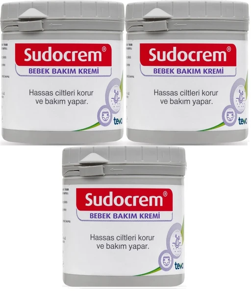 Sudocrem Cilt Bebek Bakım - Pişik Kremi 250GR (3 Lü Set)