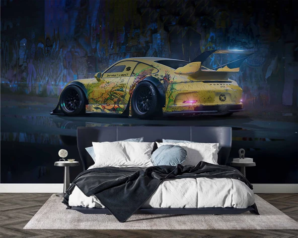 Araba Porsche Duvar Kağıdı - Resim 2