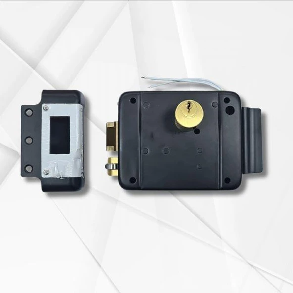 Marelli Premium elektrikli otomat trajlı demir apartman kapı kilidi - 4