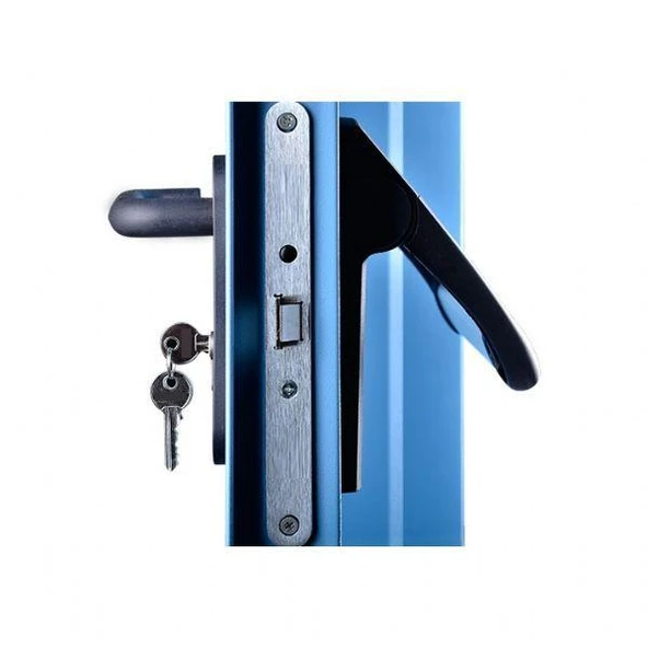 Gömme kilitli panik bar KOMPLE set 600G-PL panik bar + 66M dış kol + Dorma kaba iç kilit + yarım barel - 2