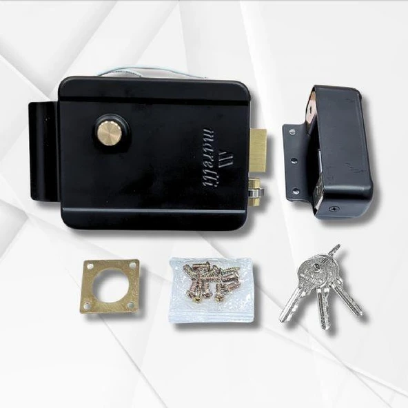 Marelli Premium elektrikli otomat trajlı demir apartman kapı kilidi - 3