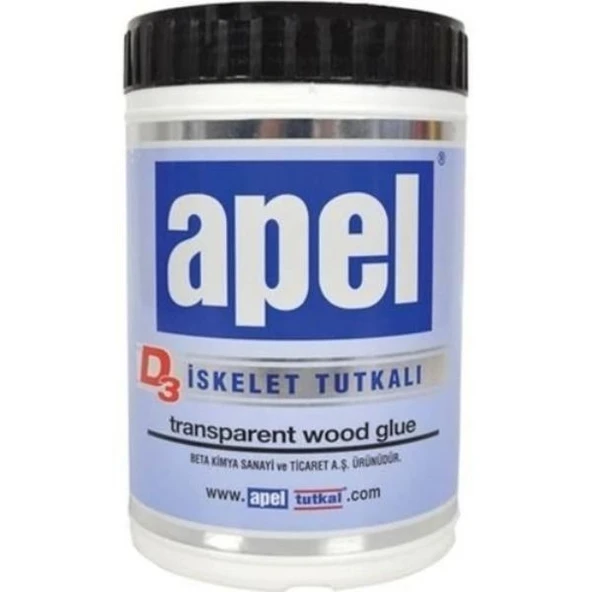 Apel 4 kg D3 formunda şeffaflaşan süper iskelet tutkalı
