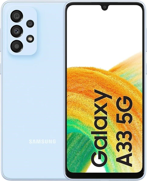 Samsung Galaxy A33 5G Blue 128 GB 8 GB Ram YENİLENMİŞ ÜRÜN (Sıfır Gibi) - 1