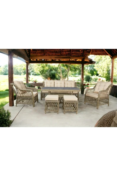 RAVENNA PREMIUM 3+1+1 BALKON & BAHÇE OTURMA TAKIMI - 8