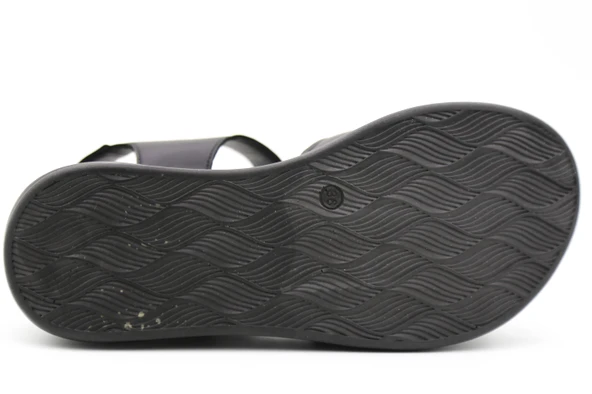 De Scario 51 Kadın Deri Sandalet - Resim 7