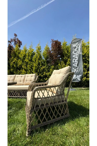 RAVENNA PREMIUM 3+1+1 BALKON & BAHÇE OTURMA TAKIMI - 3