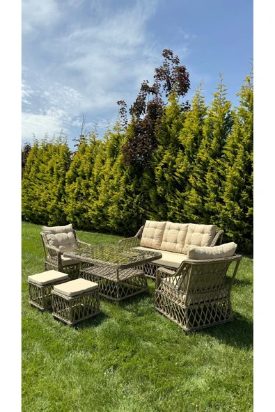 RAVENNA PREMIUM 3+1+1 BALKON & BAHÇE OTURMA TAKIMI - 4