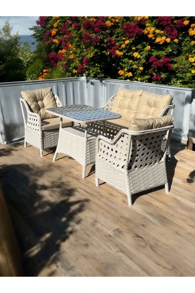 Sasha Premium Rattan Balkon Takımı - 2