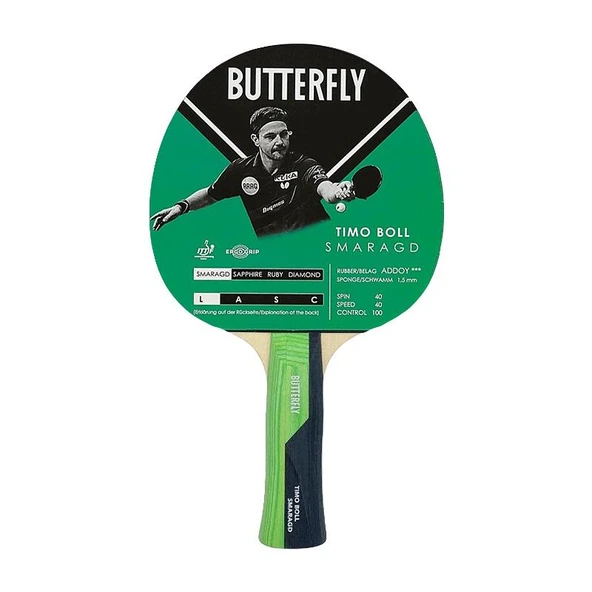 BUTTERFLY TIMO BOLL SMARAGD MASA TENİS RAKETİ  85018