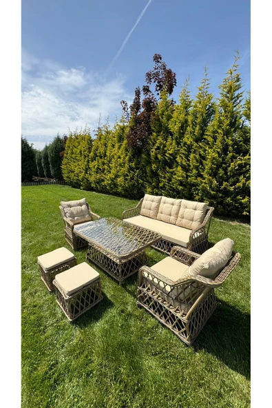 RAVENNA PREMIUM 3+1+1 BALKON & BAHÇE OTURMA TAKIMI - 2