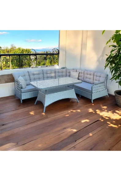Veronica Premium Rattan Köşe Takımı - 6