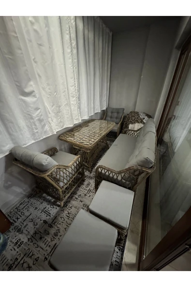 MinRavenna 3+1+1 70x120 Balkon Takımı - 7