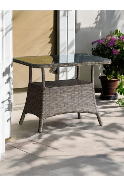 SASHA PREMIUM KÜÇÜK ÖLÇÜ RATTAN BALKON & BAHÇE TAKIMI - 4