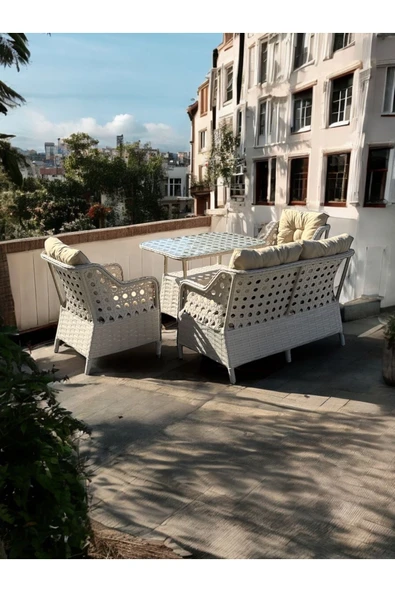Sasha Premium Rattan Balkon Takımı - 3