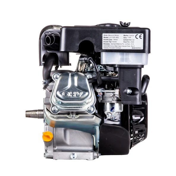 Loncin LC170F-A10 EUR5 Yağlı Tip Benzinli Motor 7 Hp - 10