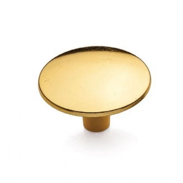 Özsan mantar gold sarı, altın yuvarlak mobilya düğmesi