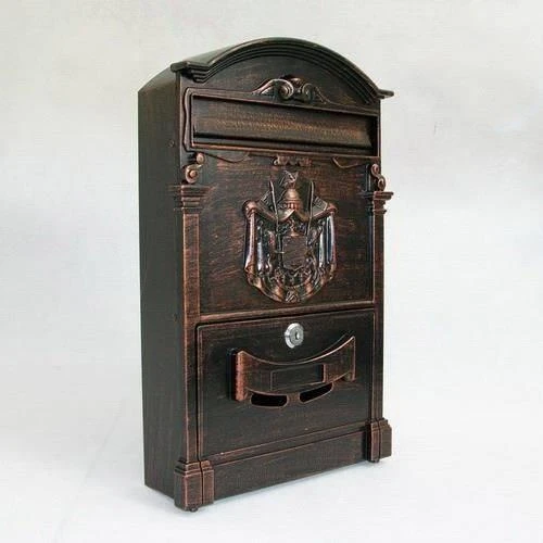 Marelli PRESTİJ BLACK villa tipi dekoratif SİYAH posta kutusu