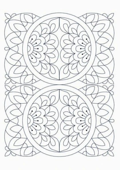 Renklerin Dansı Mandala Boyama Kitabı - Resim 3