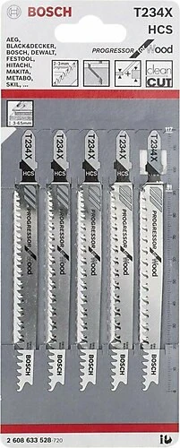 Bosch T 234 X Progressor for Wood 5'li