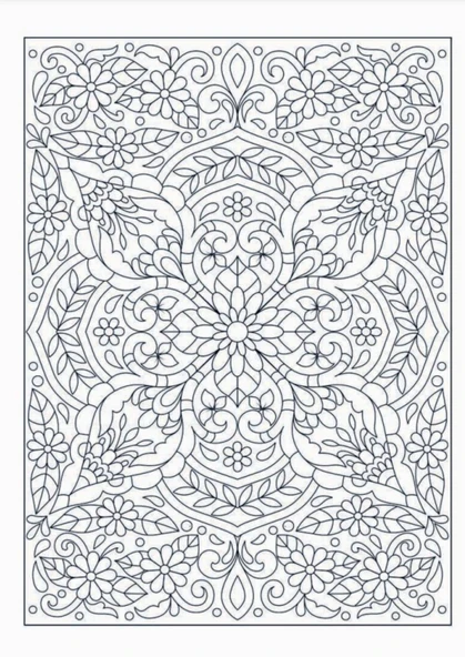 Renklerin Dansı Mandala Boyama Kitabı - Resim 5