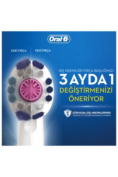 Oral-B Pro 2 2500 Cross Action Pembe Şarjlı Diş Fırçası - 8