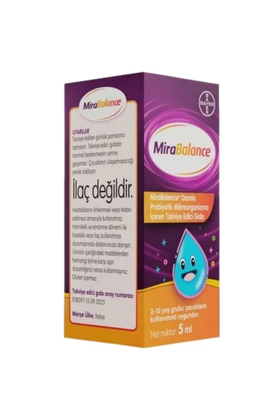 Mirabalance Probiyotik Damla 5 ml ürün görseli