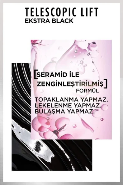 L'Oreal Paris Telescopic Lift Extra Black Maskara - 2