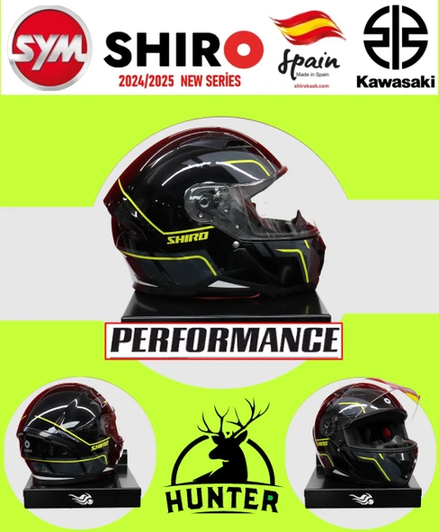 SHIRO KASK 100115 FULLFACE HUNTER PERFORMC_L - 2