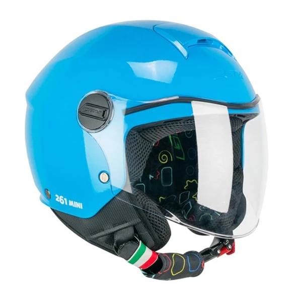 CGM 261A MINI MONO ÇOCUK KASKI GökMavi YL - Resim 3