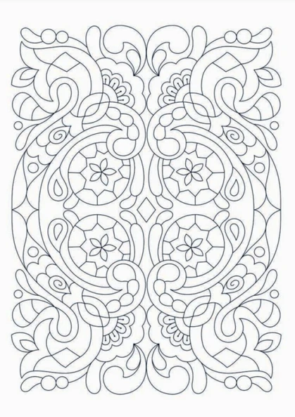 Renklerin Dansı Mandala Boyama Kitabı - Resim 6